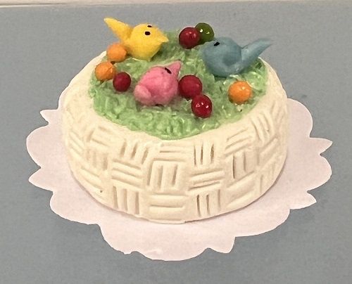 Easter Peeps Basket Cake bdk1095