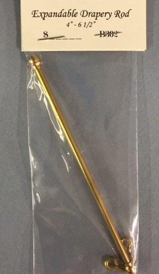 Expandable 4-1/2" Curtain Rod minisculesB302