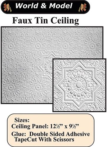 WM34947 Faux Tin Ceiling Panel