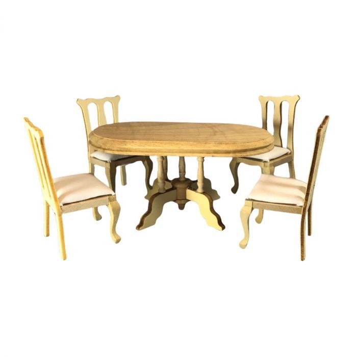 Dining Table and 4 Chairs ba043