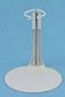 Doll Stand, Supports Dolls 3-1/2 To 5 In, White kmf1001