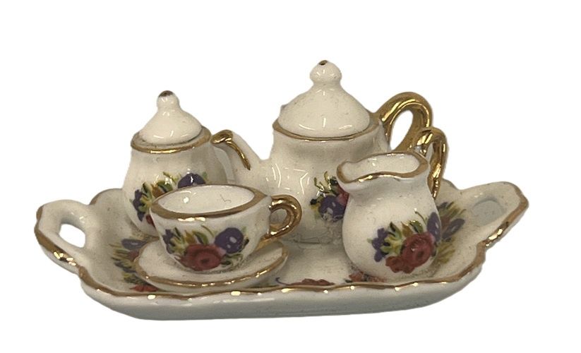 Dollhouse Coffee/Tea Set Reutter Porcelain so1846