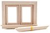 Double Swing Out Window with Pane cla70112