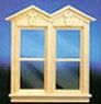 Fancy Victorian Nonworking Double Window cla71026