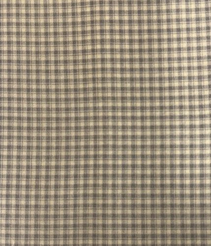 FFR08 French Check Gray silk fabric FFR08