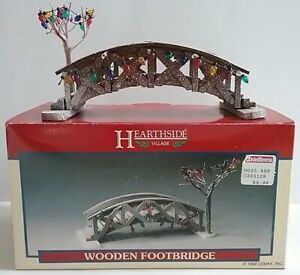 Dickensvale Village Wooden Footbridge Accessory Light Garland 996140