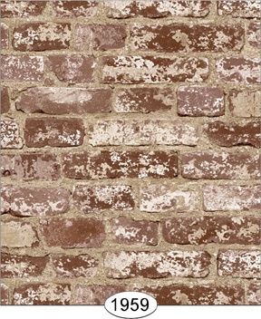 Distressed Brick - Brown - 1959 wal1959