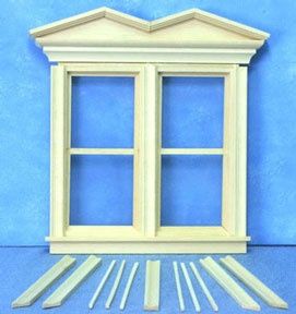 Double Hooded Victorian Window cla71046