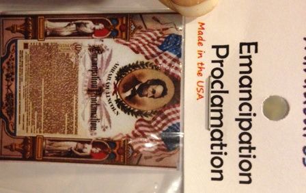 Emacipation Proclamation tin862