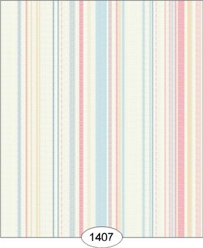Emma Stripe - Blue WAL1407