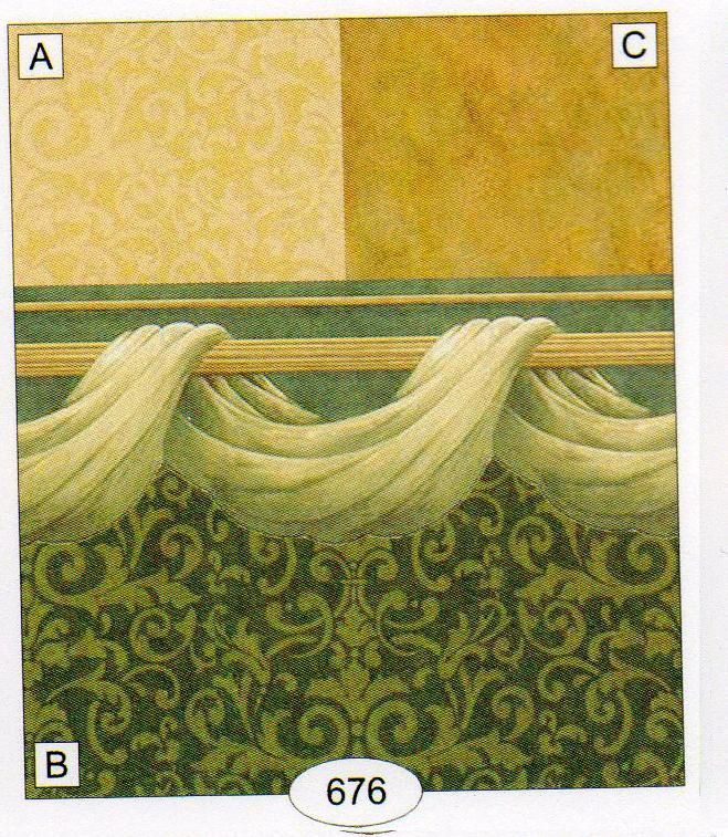 Fabric Swag 676 wal676