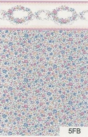 Floral Wreath Pink 5FB wal5fb