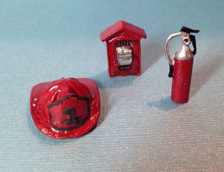 Firehat Alarm Box and Extinguisher drfs417