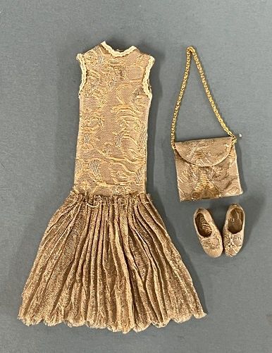 Flapper Dress, Shoes, and Bag Set by Pat Steele ps101xx