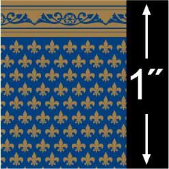 Fleur-de-lis - Midnight QVT108M