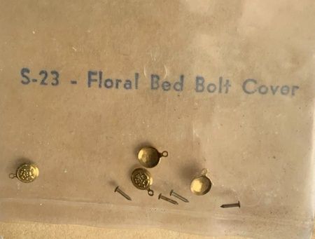 Floral Bed Bolt Cover srS23