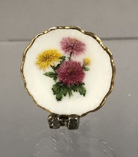 Floral Plate and Stand Mcrm0038