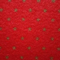 Garnet Red Carpet with Gold Stars capr11