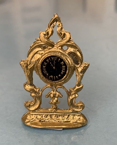 Gold Baroque Mantle Clock mc031128