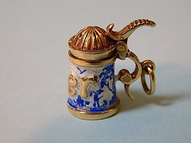 Gold Beer Stein ad6434
