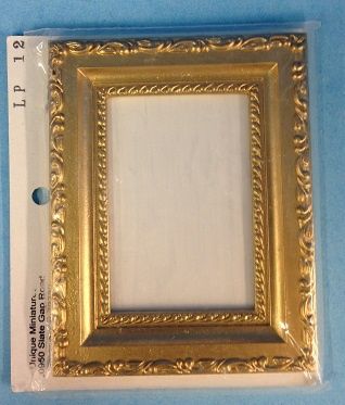 Gold Picture/Mirror Frame- Rectangular LP12