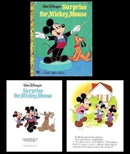 LBgb-40 Golden Book - Surprise for Mickey Mouse