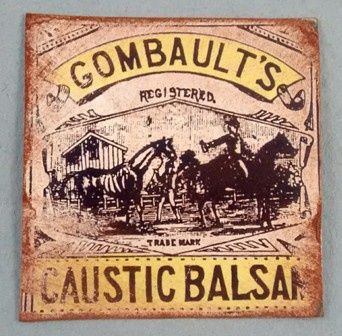 Gombault's Caustic Balsam Tin Sign fc0173