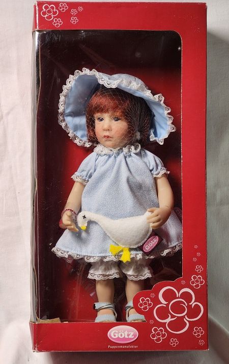 Gotz 10 1/2" German Mizzi Doll w/Duck by Beatrice Perini - New Mizzi