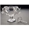 Glass Punch Bowl with Cups and Ladle bdhb225