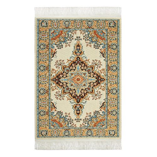 Gold and Beige Turkish Rug g6803