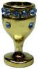 Gold Chalice "Sapphire" Band bdj054