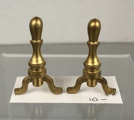 Gold Finish Fireplace Irons MC03460