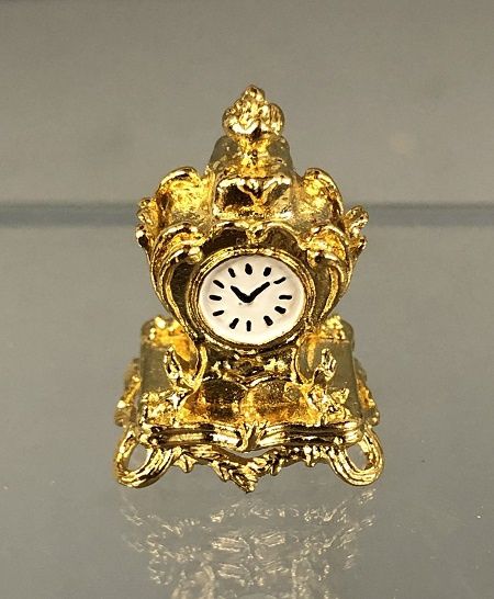 Gold French Clock a3758