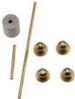 Gold Towel Bar &amp; Toilet Paper Holder, 7/Pc