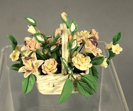 Flower Arrangement in a Basket mc01731