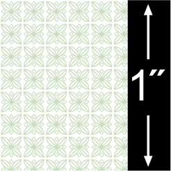 Flower Tile - Green QKT400G