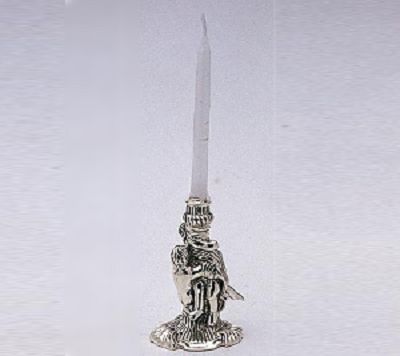 French Silver Candlestick PA156