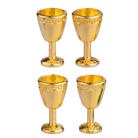 Gold Goblets/ Set of 4 B5156