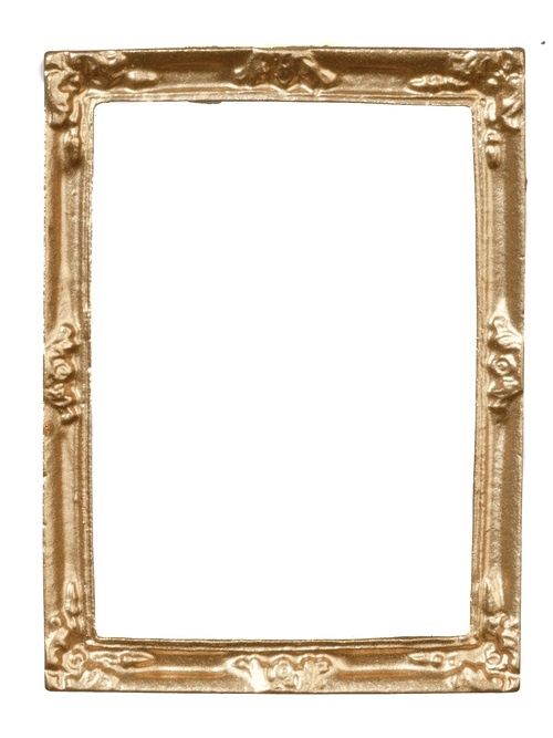 Gold Rectangular Frame B0429