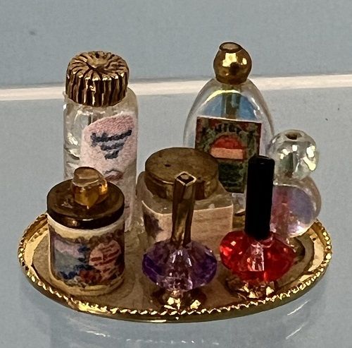 Gold Perfume Vanity Tray MC030794