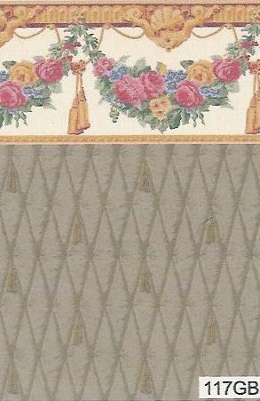 Gold Roses and Tassels 117GB wal117gb
