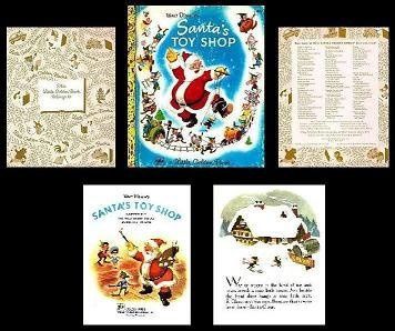 LBgb-17 Golden Book - Santa's Toy Shop