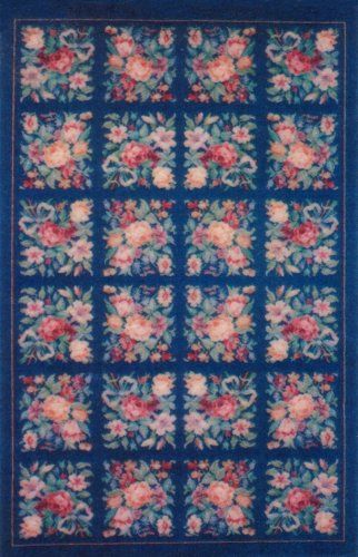 Floral Axminster - 8 3/8 X 5 3/8 WH1138