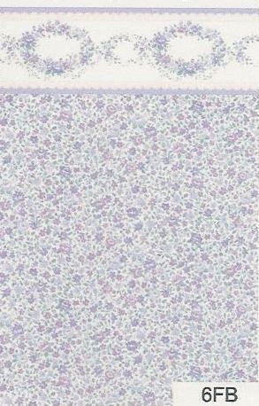 Floral Wreath Lavender 6FB wal6fb