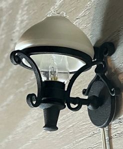 CR2S658 Gas Sconce w/ White Shade