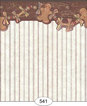 Gingerbread Garland - Red WAL0541