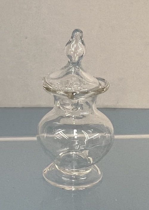 Glass Antique Style Large Apothecary Jar 2 mc05737