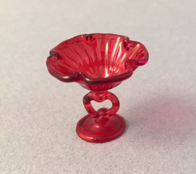 Glass Red Bowl BDhb527