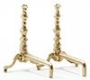 Gold Andirons-Pair mul37a