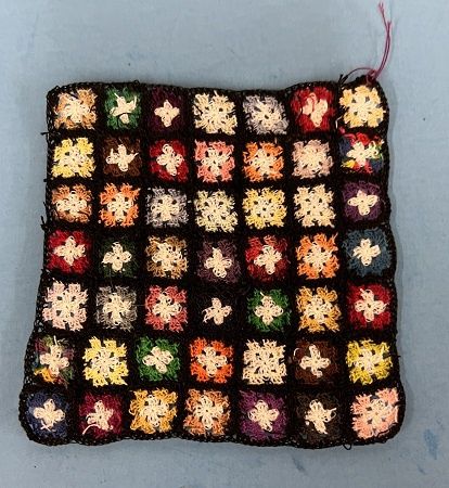 Granny Square Crochet Blanket ala662